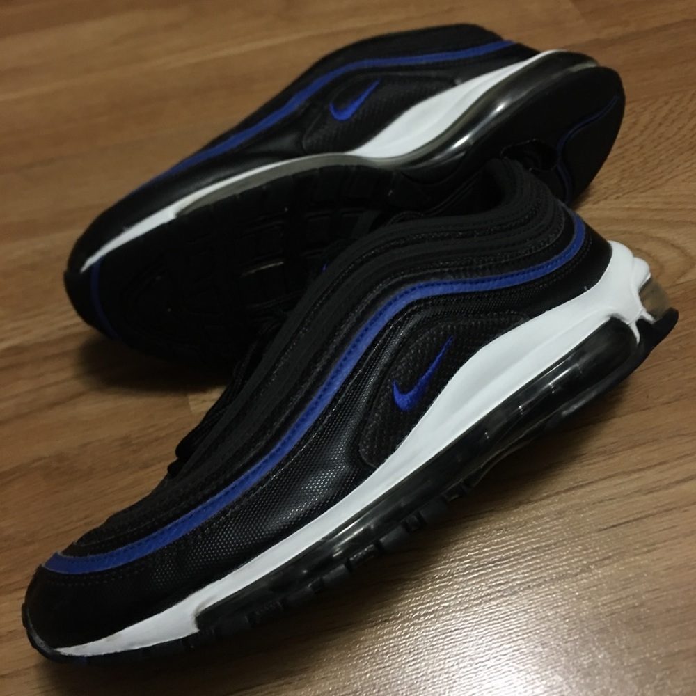 Nike Air Max 97s - Black & Blue